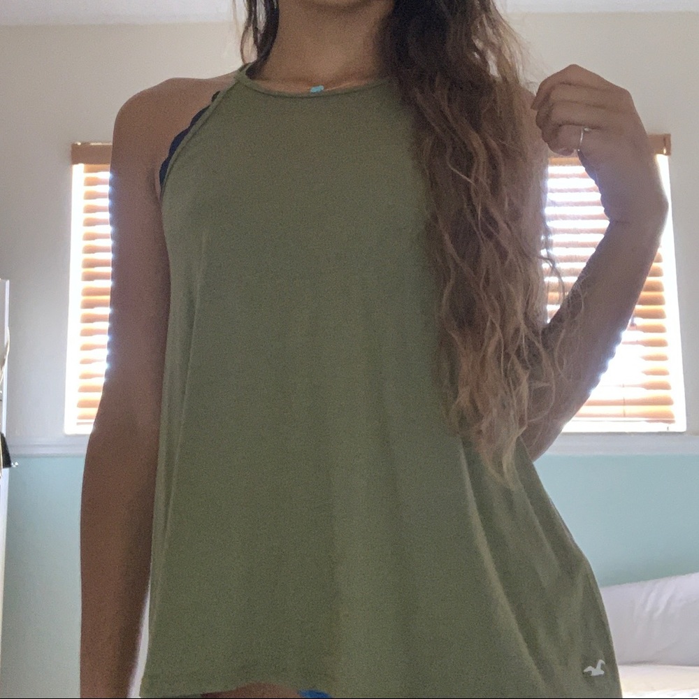 OLIVE GREEN TOP
